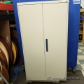 Beige 2 Door Storage Cabinet