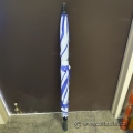 Blue and White Golf Umbrella