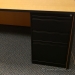 Black 3 Drawer Under Desk Pedestal Cabinet
