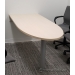 Steelcase Blonde 72" x 30" Desk Bullet Run-Off