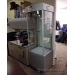 Grey Glass Display Case Cabinet w/ Built In Lights