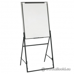 Adjustable Presentation Easel w/ Whiteboard & Paper Pad Retainer