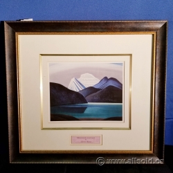 "Mountains and Lakes" Framed Print by Lauren Harris
