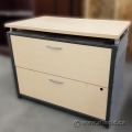 Blonde 2 Drawer Lateral Filling Cabinet, Locking Blonde 2 Drawer Lateral Filling Cabinet, Locking