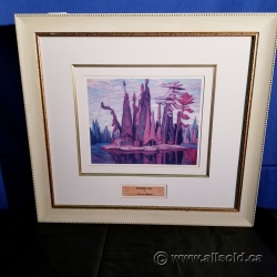 "McCallum Lake" Framed Print by Lawren Harris