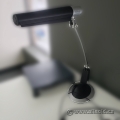 Black and Silver Adjustable Office Desk Lamp