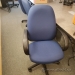 Blue Adjustable Office Task Chair w/ Fixed Arms