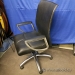 Allseating Zip Black Leather Meeting Chair