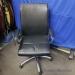 Allseating Zip Black Leather Meeting Chair