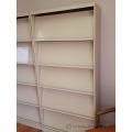 Beige Lincora Brochure, Pamphlet Display Cabinet w/ Storage