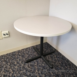 Steelcase 36 in Round Table with Black Base