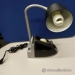 Black and Silver Adjustable Lamp with Desk Organizer Base