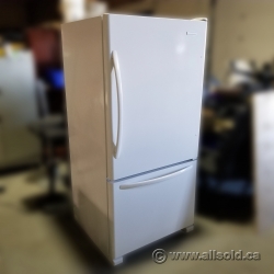 KitchenAid White Fridge w/ Bottom Load Freezer - 32" Wide