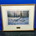 "Wolverine Creek" Karl E. Wood Framed Print under Glass