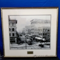 Street Cars on 8th Ave & 1st Street SE - 1919 Framed Print