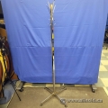 Chrome Coat Rack Tree w/ Chrome Hooks