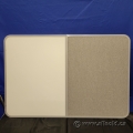 Whiteboard / Grey Pin Board Like Cork Combo 36 x 24