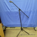 K & M Microphone Stand w/Boom - Black
