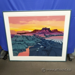 Sunrise Canyon by Michael Atkinson - Numbered Print under Glass