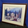 Banff Park Admin Bldg. - DJ Campbell Numbered Print under Glass