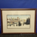 Calgary by Loren Chabot Framed Print under Glass