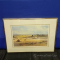 Black Gold Harvest by Roland Gissing Framed Print under Glass