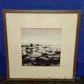 River Rock Framed Print under Glass