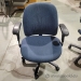 Blue Patterned Adjustable Office Task Chair