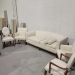 Cream and Peanut Couch & Two Armchair Set