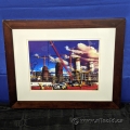 "Oil Refinery" Framed Print under Glass