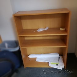 Maple Bookshelf Bookcase with Adjustable Shelves