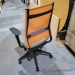 SitOnIt Orange Mesh Back Office Task Chair w/ Tan Seat