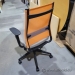SitOnIt Orange Mesh Back Office Task Chair w/ Tan Seat