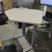 Corner Electric Powered Sit Stand Desk 55" x 41"
