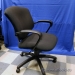 Black Mid-Back Office Task Chair w/ Fixed Arms