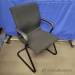 Steelcase Black Protege Guest Side Chair with Arms