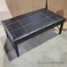 Leather Seating Bench with Pull-out Side Shelf