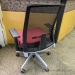 Haworth Very Task Chair w/ Mesh Back & Red Fabric Seat