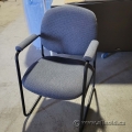 Blue Side Reception Guest Chairs with Padded Arms