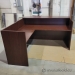 Mahogany Reception Desk w/ Transaction Counter