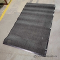 Commercial Indoor Rubber Coated Grey Entrance Floor Mat 72x37