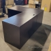 Artopex Espresso L-Suite Desk w/ Pedestal