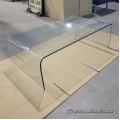 Tempered Glass Coffee Reception Table