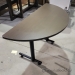Espresso Half Moon Semicircle Office Training Table