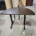Espresso Half Moon Semicircle Office Training Table