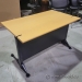 Herman Miller Tapered Edge Work Table Desk, Black Base 48"