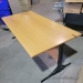 Herman Miller Tapered Edge Work Table Desk, Black Base