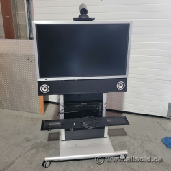 Tandberg Mobile Rolling Video Conference System Stand w/ Camera