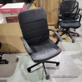 Black High Back Office Meeting Chair w/ Fixed Arms