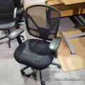 Black Mesh Back Office Task Chair w/ Adjustable Arms
